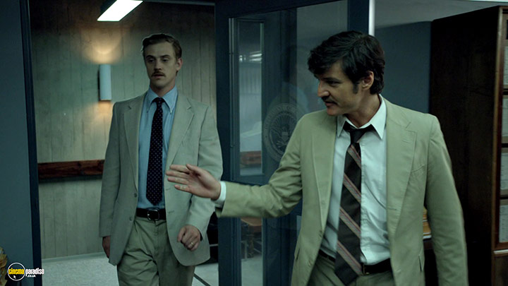 A still #64 from Narcos: Series 1 (2015) With Boyd Holbrook And Pedro Pascal