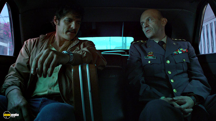 A still #48 from Narcos: Series 1 (2015) With Pedro Pascal