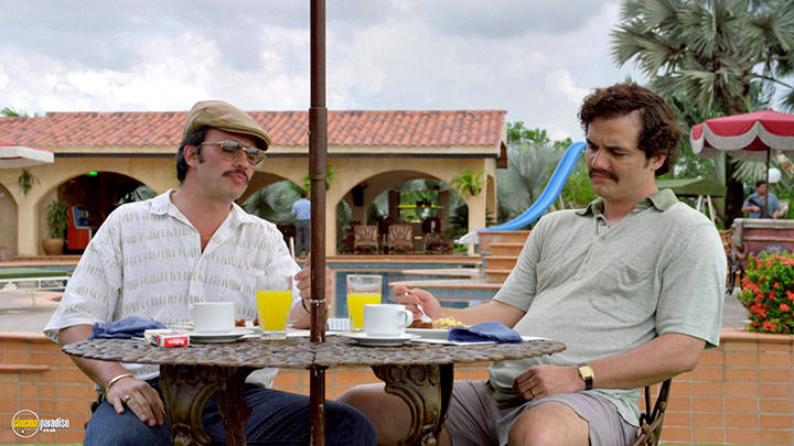 A still #47 from Narcos: Series 1 (2015) With Wagner Moura