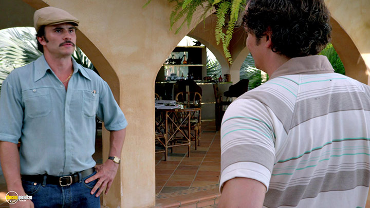 A still #44 from Narcos: Series 1 (2015) With Juan Pablo Raba
