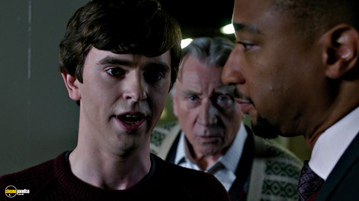 A still #13 from Bates Motel: Series 4 (2016) With Freddie Highmore And Damon Gupton