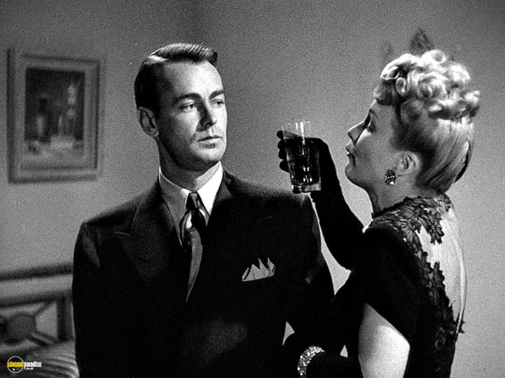 A still #14 from The Blue Dahlia (1946) With Alan Ladd