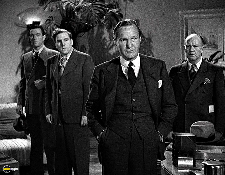 A still #27 from The Blue Dahlia (1946) With Tom Powers, William Bendix And Hugh Beaumont