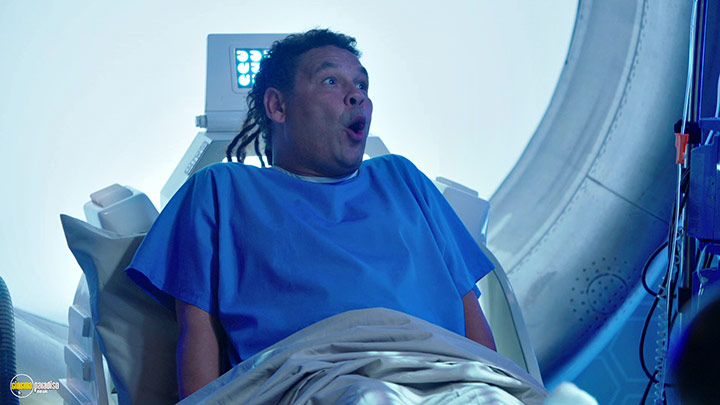 A still #25 from Red Dwarf: Series 11 (2016) With Craig Charles