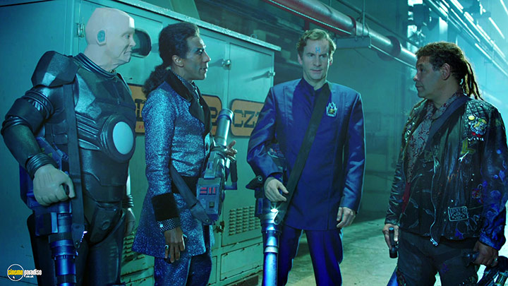 A still #19 from Red Dwarf: Series 11 (2016) With Robert Llewellyn, Danny John-Jules, Chris Barrie And Craig Charles