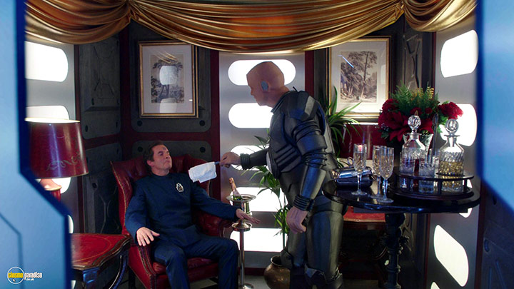 A still #15 from Red Dwarf: Series 11 (2016) With Robert Llewellyn And Chris Barrie