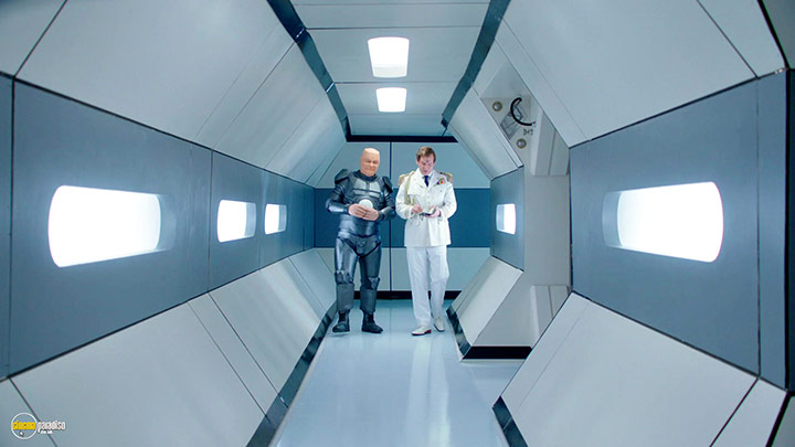A still #12 from Red Dwarf: Series 11 (2016) With Robert Llewellyn And Chris Barrie