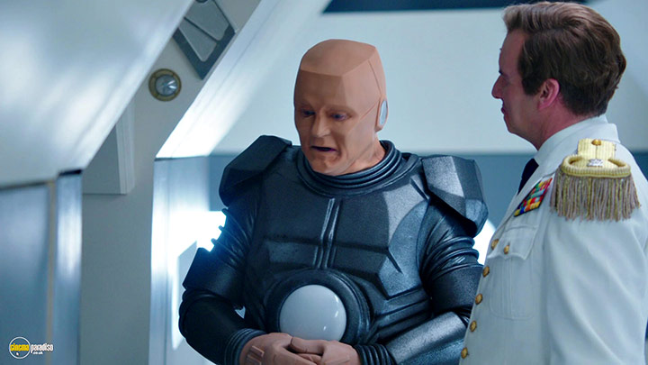 A still #11 from Red Dwarf: Series 11 (2016) With Robert Llewellyn And Chris Barrie