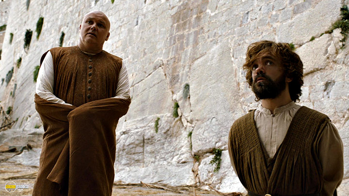 A still #38 from Game of Thrones: Series 6 (2016) With Conleth Hill And Peter Dinklage