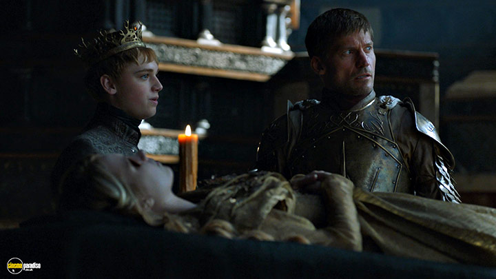 A still #29 from Game of Thrones: Series 6 (2016) With Nikolaj Coster-Waldau And Dean-Charles Chapman