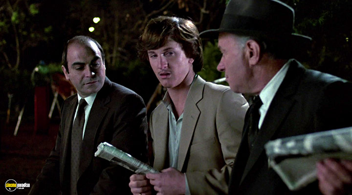 A still #33 from The Falcon and the Snowman (1985) With Sean Penn And David Suchet