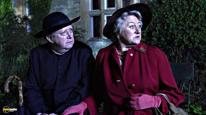 A still #51 from Father Brown: Series 3 (2015) With Mark Williams And Sorcha Cusack
